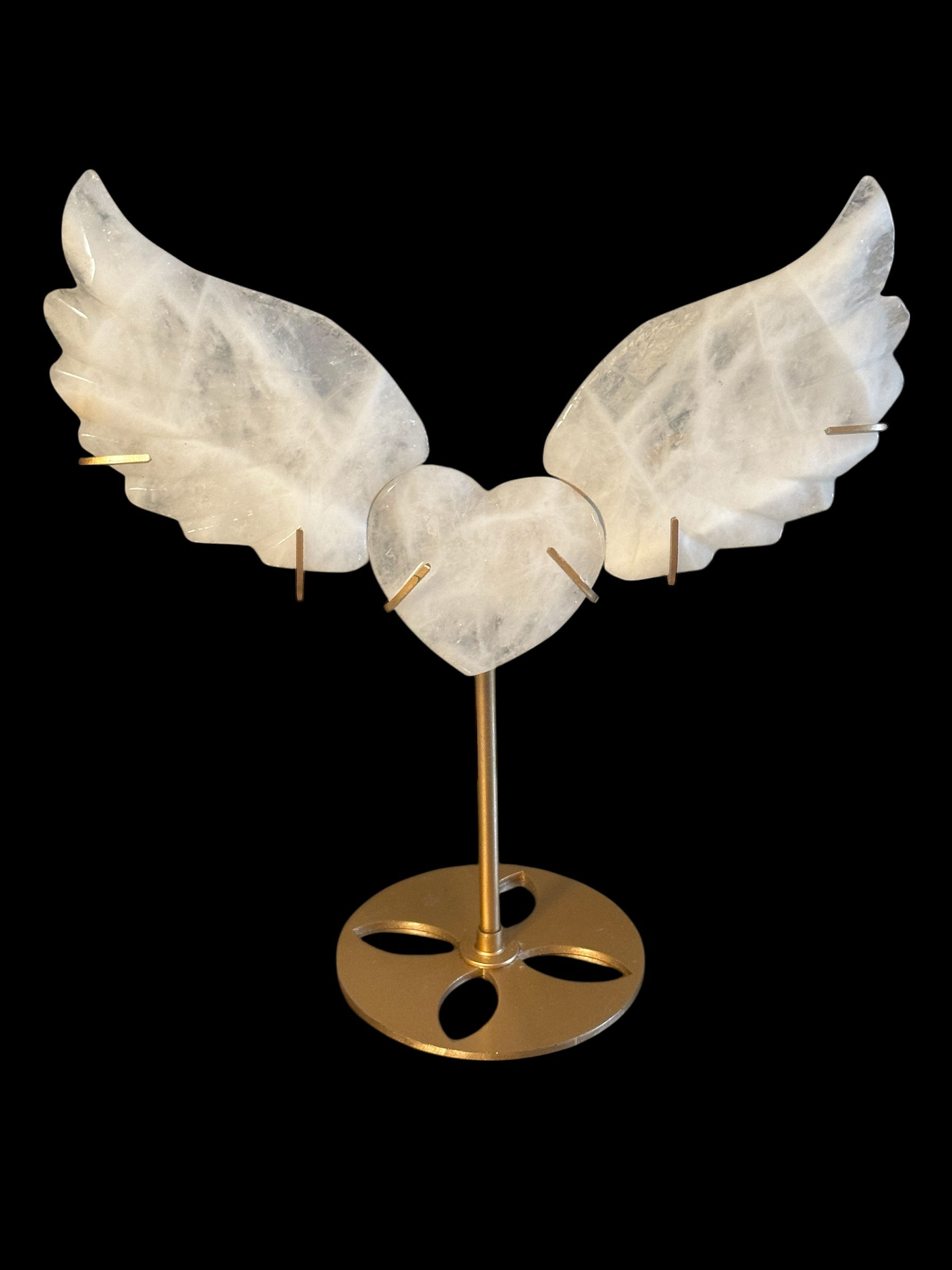 Milky Quartz Angel wings 