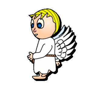 Angel walking