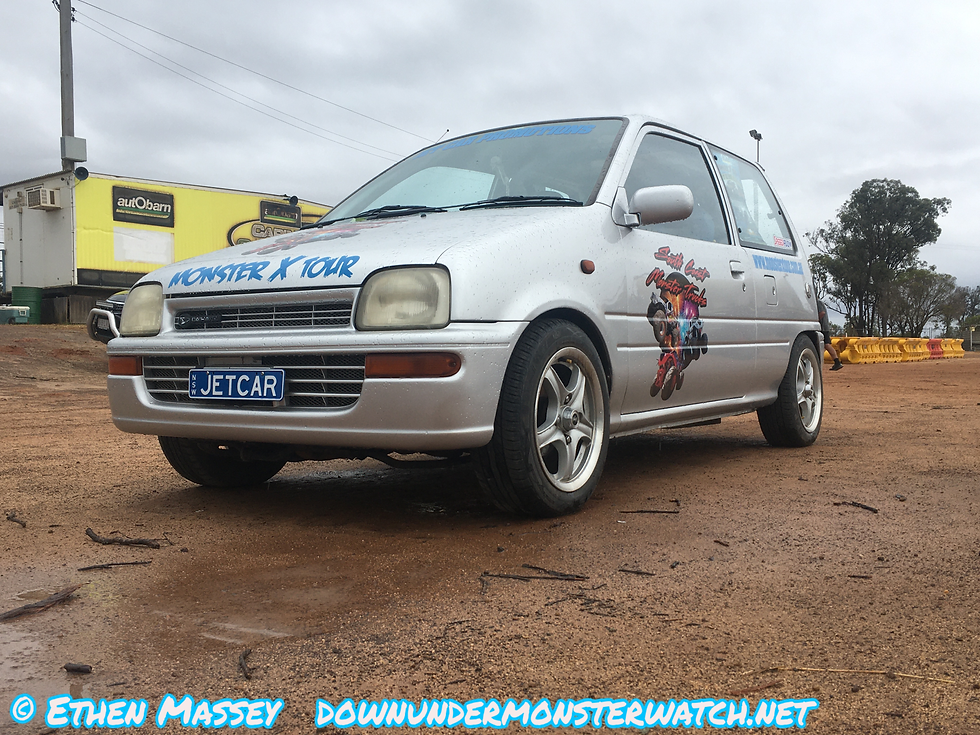 We start our tour off with a constant favourite, the Daihatsu Jet Car.