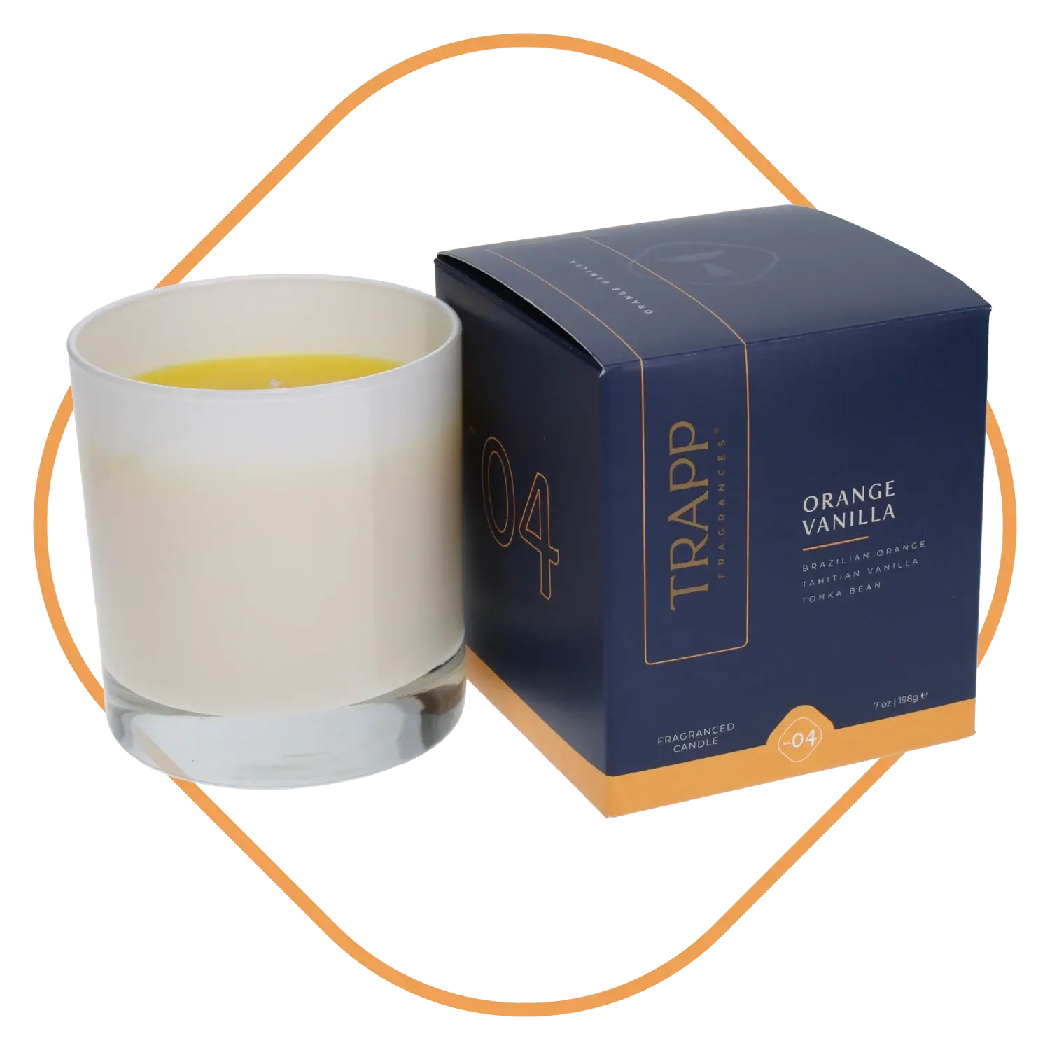 Trapp No. 04 Orange Vanilla 7 oz. Candle in Signature Box