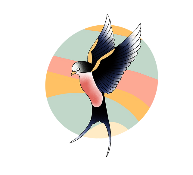 Logo de Swallow Creation, marque de customisation de chaussures personnalisées à Clermont-Ferrand.