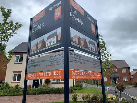 V Stack Sign Examples Pull up banner | Summit Signs LTD Retford