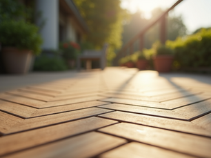 Creating Stunning Herringbone Decking Design
