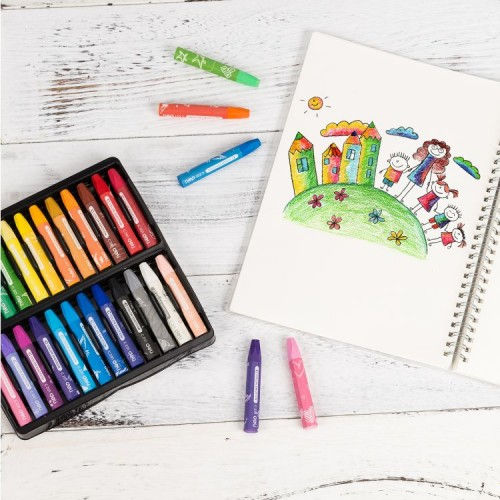 Miniaturbild: Deli Colour Emotion Oil Pastel 24 cols