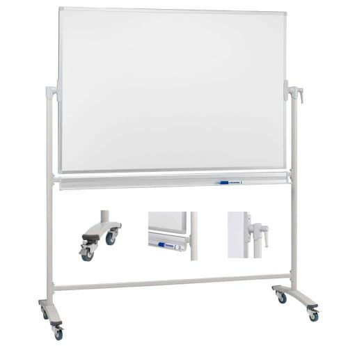 Franken Mobile Rev Whiteboard Magnetic Steel 120x90cm