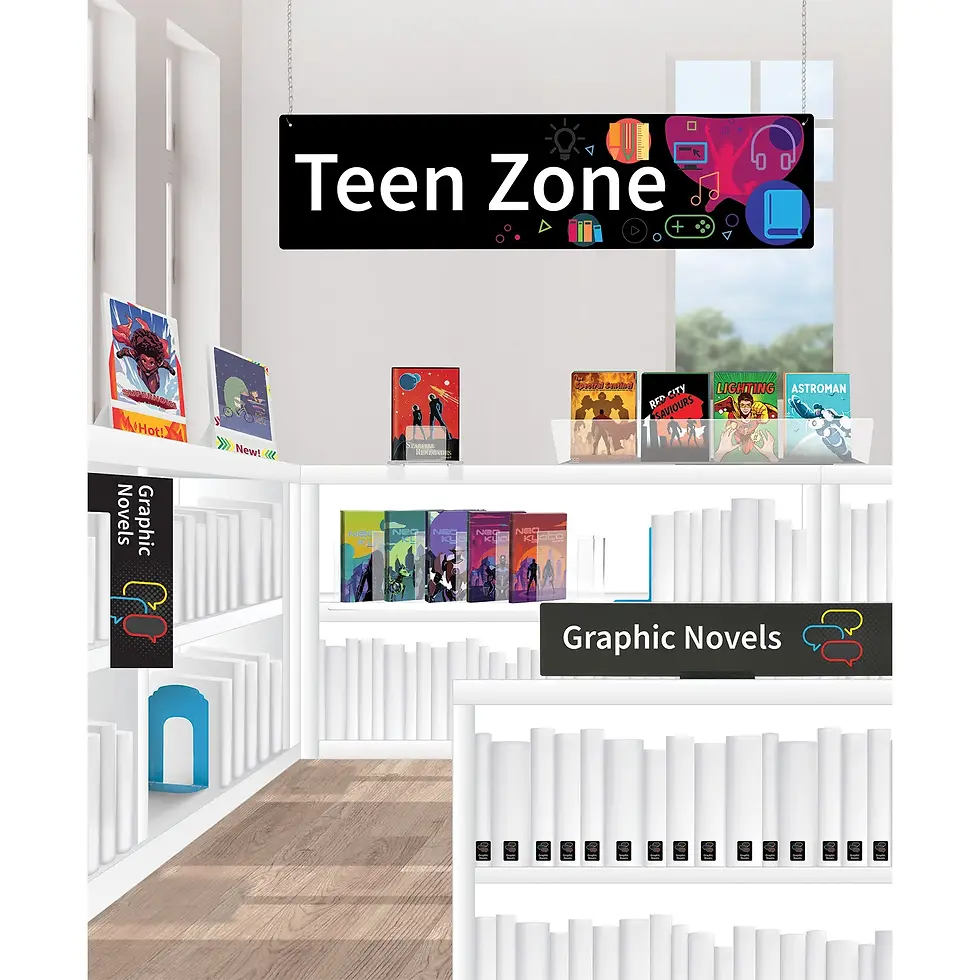 Thumbnail: Demco® Acrylic Zig-zag Counter/Shelf Displays
