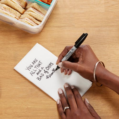 Thumbnail: Sharpie Fine Permanent Marker Black Bx12