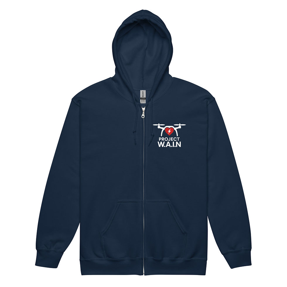 Thumbnail: Unisex heavy blend zip hoodie