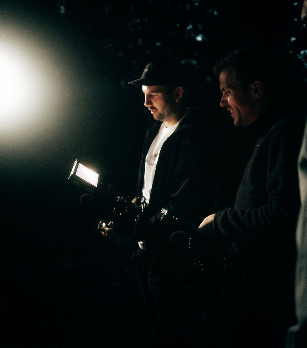 Oliver Ospelt Behind the Scenes bei Filmproduktion