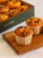 Muffin de cenoura com chocolate para coffee break corporativo Pão e Talho em São Paulo