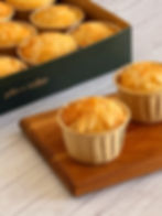 Muffin de laranja com amêndoas para coffee break corporativo Pão e Talho em São Paulo