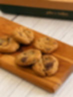 Mini cookie com gotas de chocolate para coffee break corporativo Pão e Talho em São Paulo