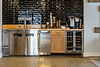 Studio Lab coffee bar with kegerator