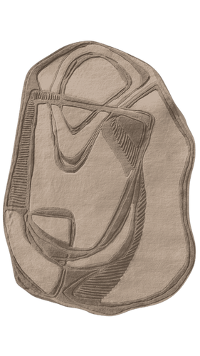 Cocoa Cloud Rug | The Indian Rug