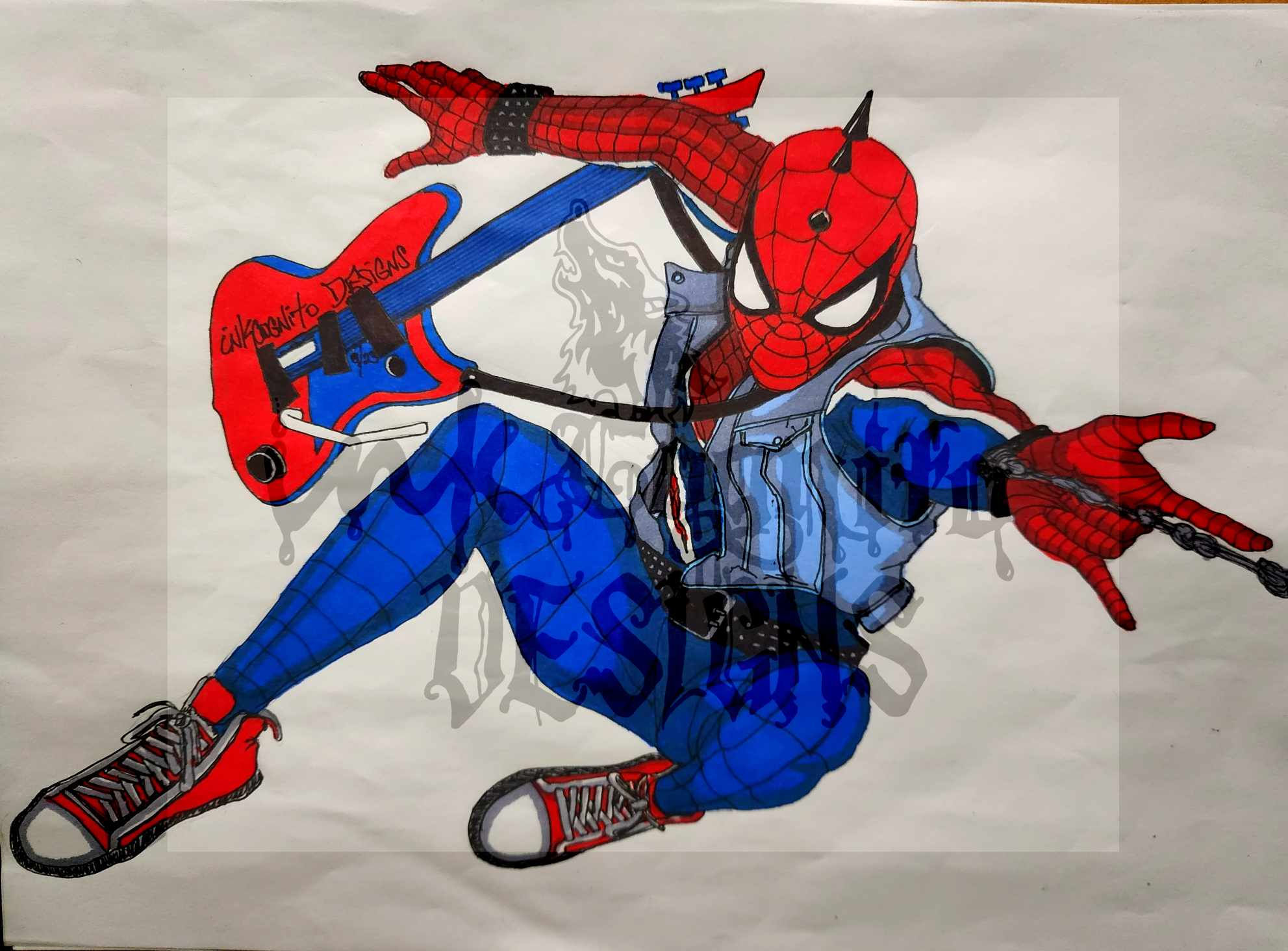 Spiderpunk (8.5x11) Print