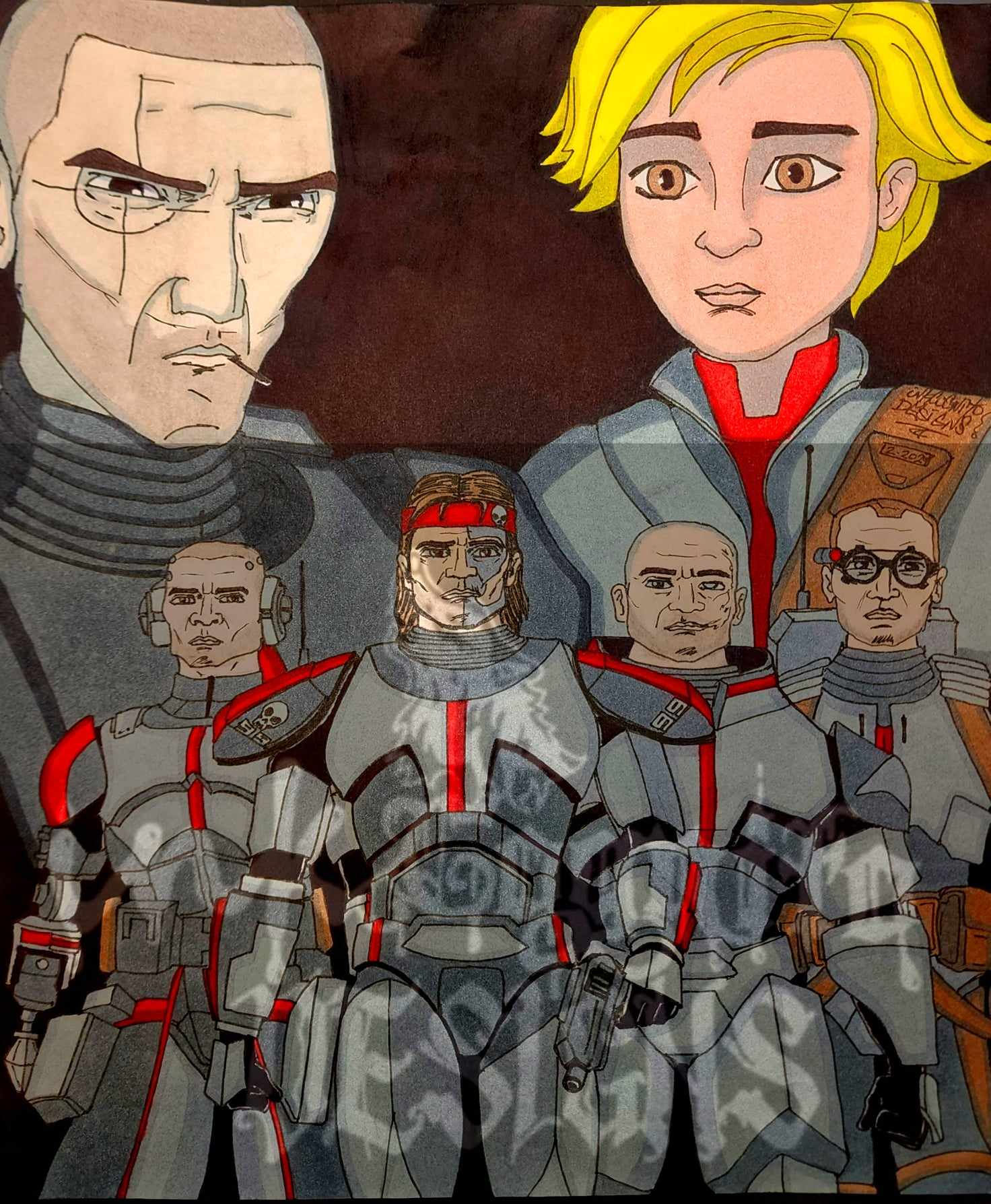 Bad Batch Collage | (8.5 x 11) Print