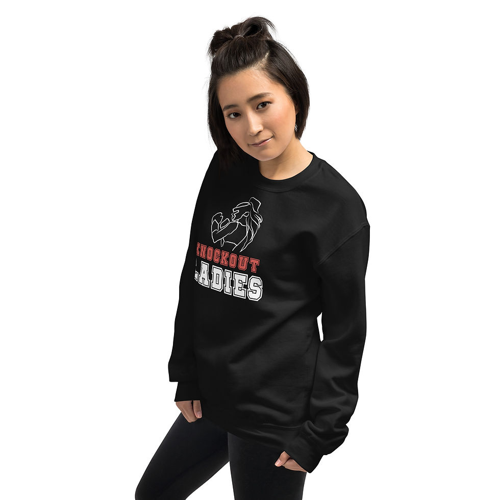 Thumbnail: "Knockout Ladies WHITE LOGO" Sweatshirt