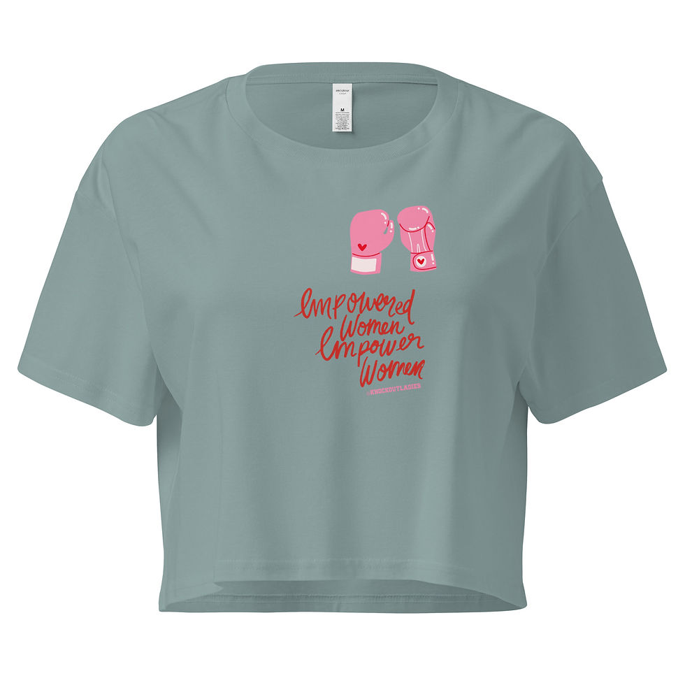 Thumbnail: "Empowered women empower women" Women’s crop top
