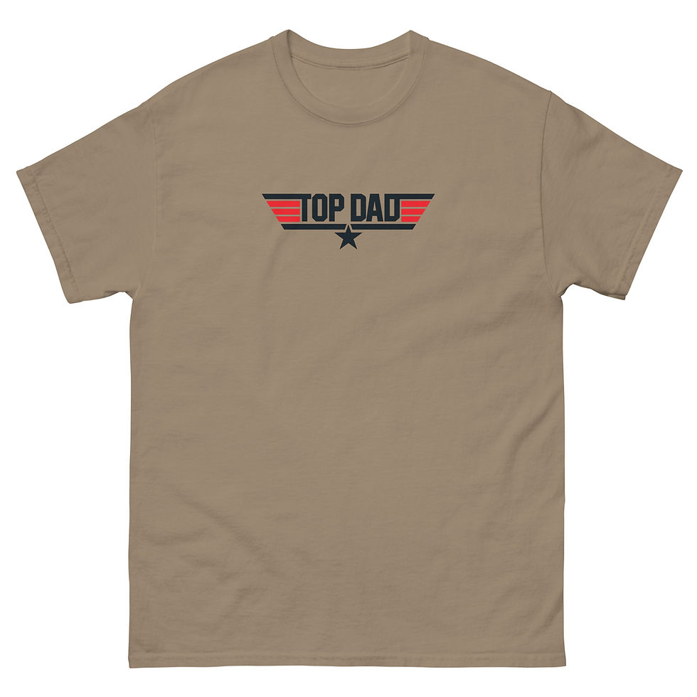 Thumbnail: “Top Dad” Unisex T-shirt - Mental Health & Dad Life