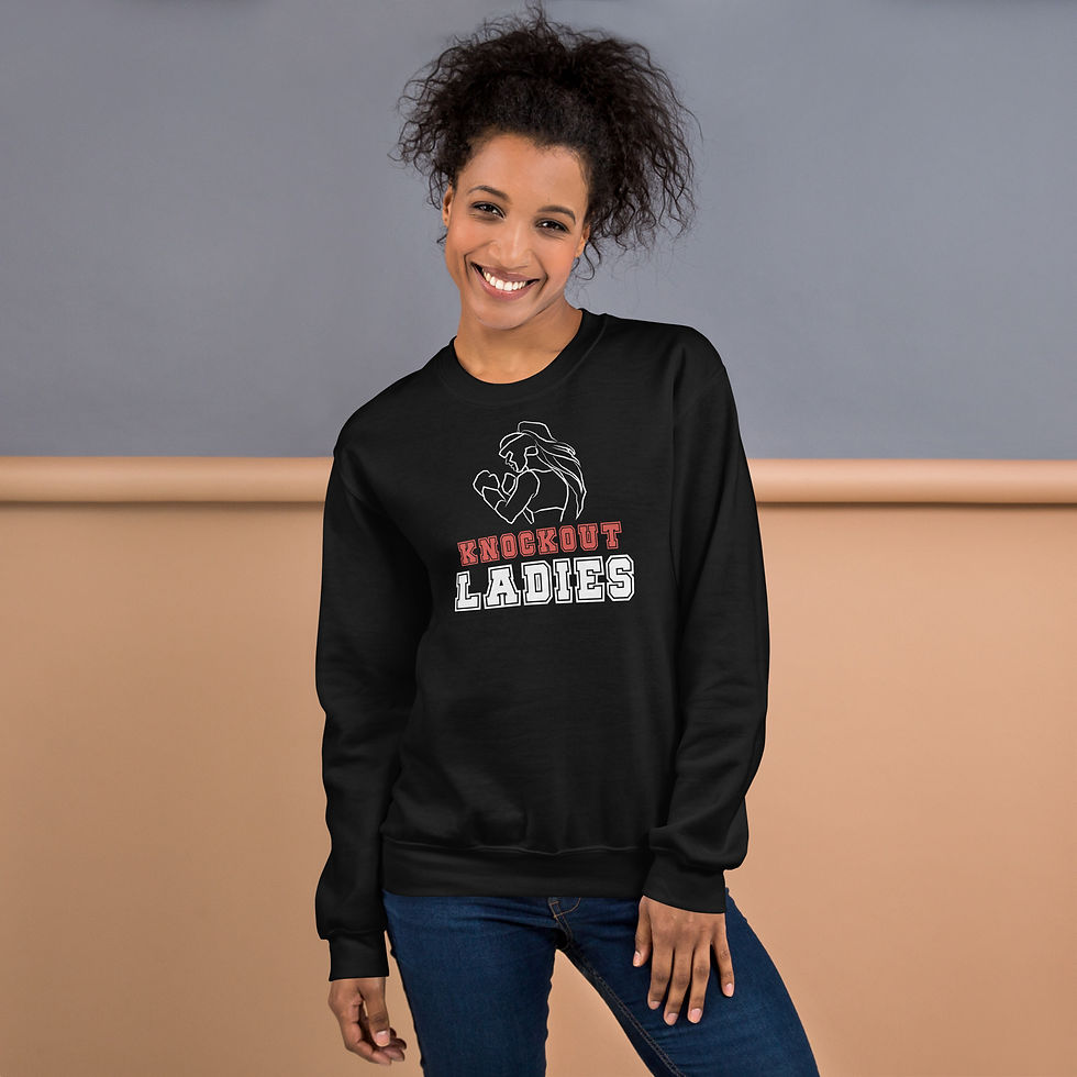 Thumbnail: "Knockout Ladies WHITE LOGO" Sweatshirt