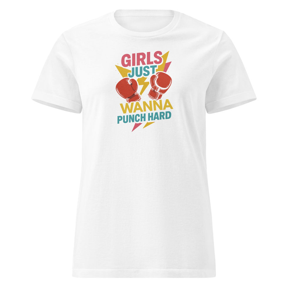 Thumbnail: "Girls just wanna punch hard" Women’s T-shirt