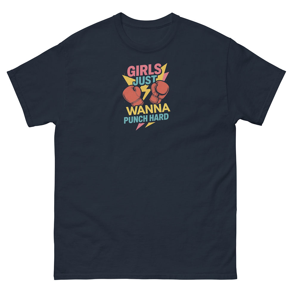 Thumbnail: "Girls just wanna punch hard" Unisex classic tee