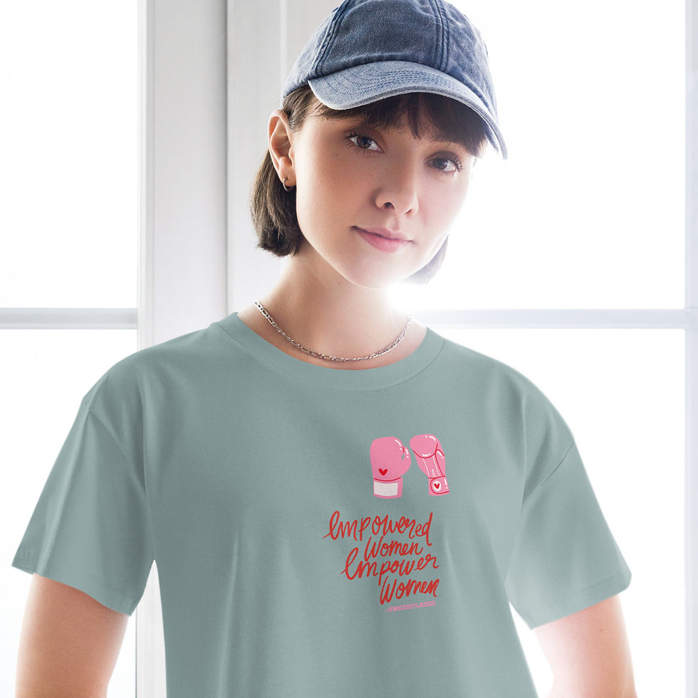 Thumbnail: "Empowered women empower women" Women’s crop top