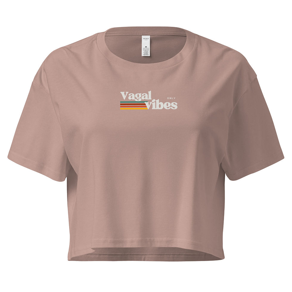 Thumbnail: “Vagal Vibes" Crop Top - Empower Your Nervous System & Mental Wellness