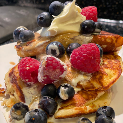 Breakfast Club pancakes (the low carb option)