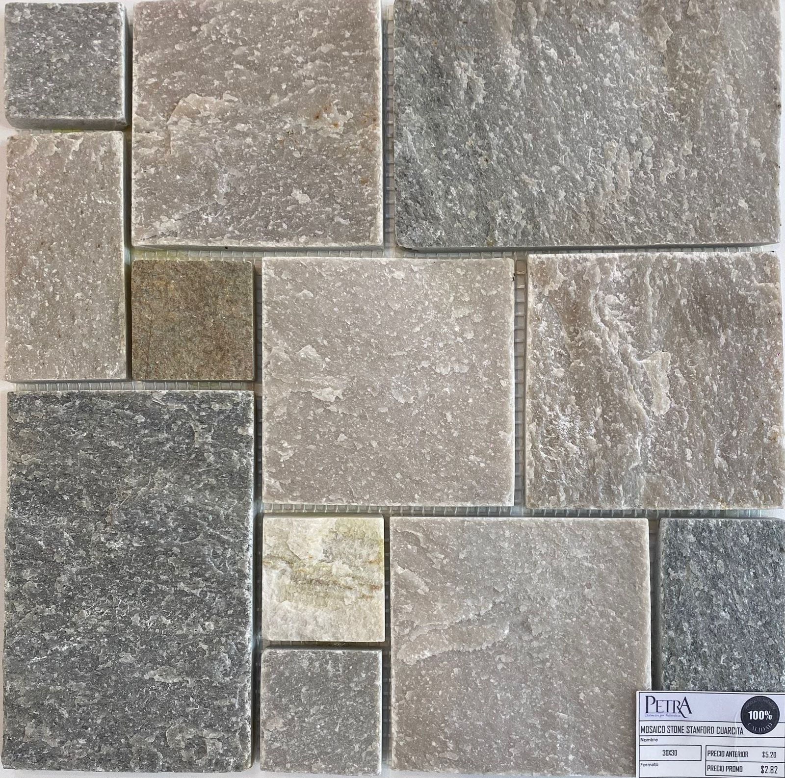 Mosaico Stone Stanford Cuarcita