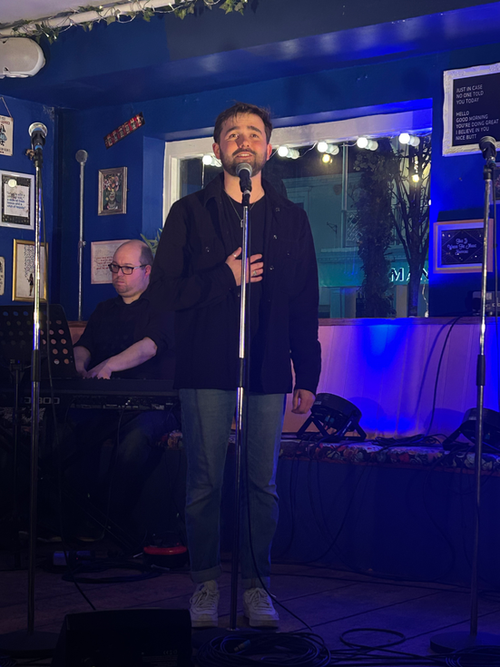 Our wonderful cast of 'Recharged' at The Libertine, Worthing on 6th April, 2025