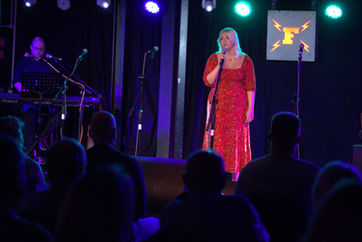 Our wonderful cast of 'In Focus' @ The Factory Live, Worthing in September 2025