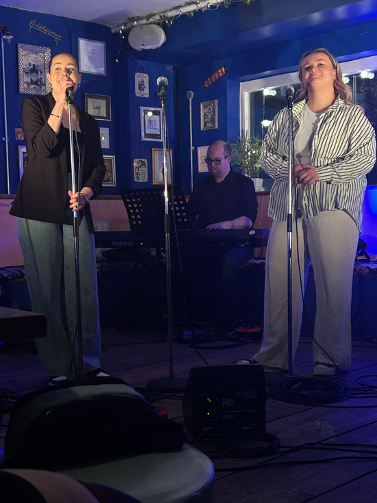 Our wonderful cast of 'Recharged' at The Libertine, Worthing on 6th April, 2025