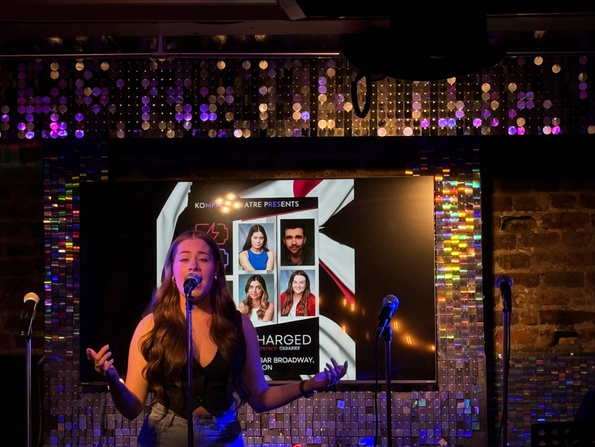 Our wonderful cast of 'Recharged' at Bar Broadway, Brighton on 1st April, 2025