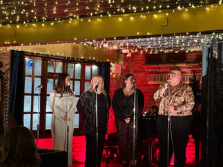 Our wonderful cast of 'A Very Merry Christmas' @ Macklins at the Riverside, Pulborough - 21st December 2024