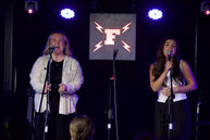 Our wonderful cast of 'Momentum' at The Factory Live, Worthing (8th May, 2025)