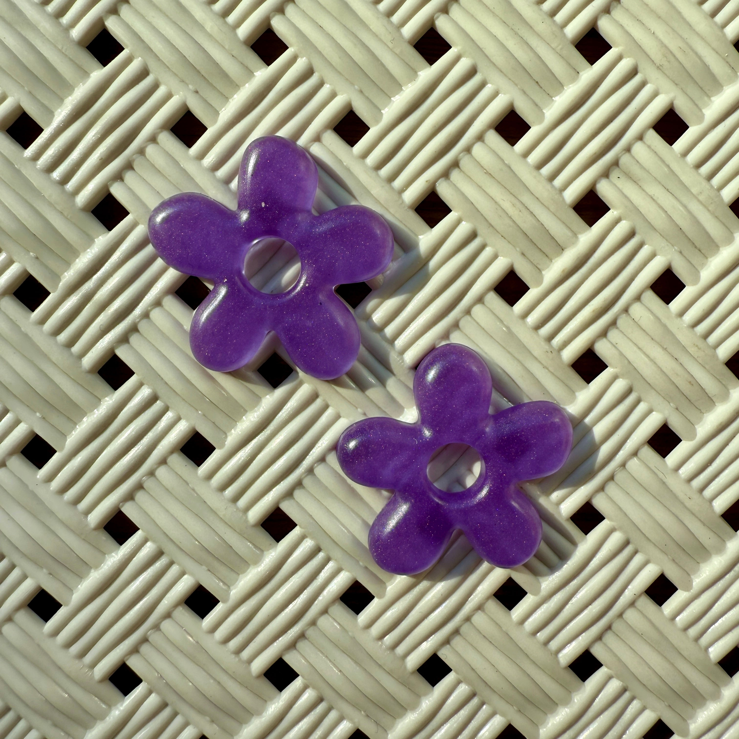 Pampilles aspect mat (vendues par 2)