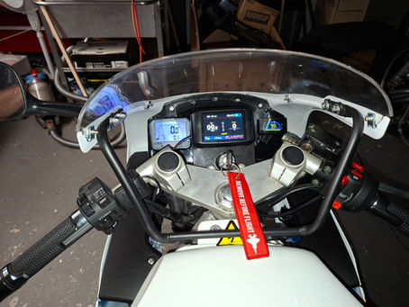 Fitting an Australian Design Rules approved Digital Speedo to the Honda CBR-EVR.