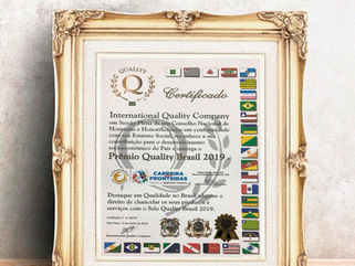 COMPETENCY DO BRASIL RECEBE DA INTERNATIONAL QUALITY COMPANY O PRÊMIO QUALITY BRASIL 2019