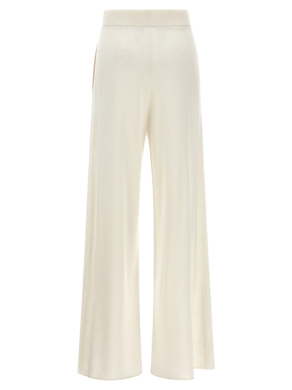 Max Mara White Cashmere Casual Pants