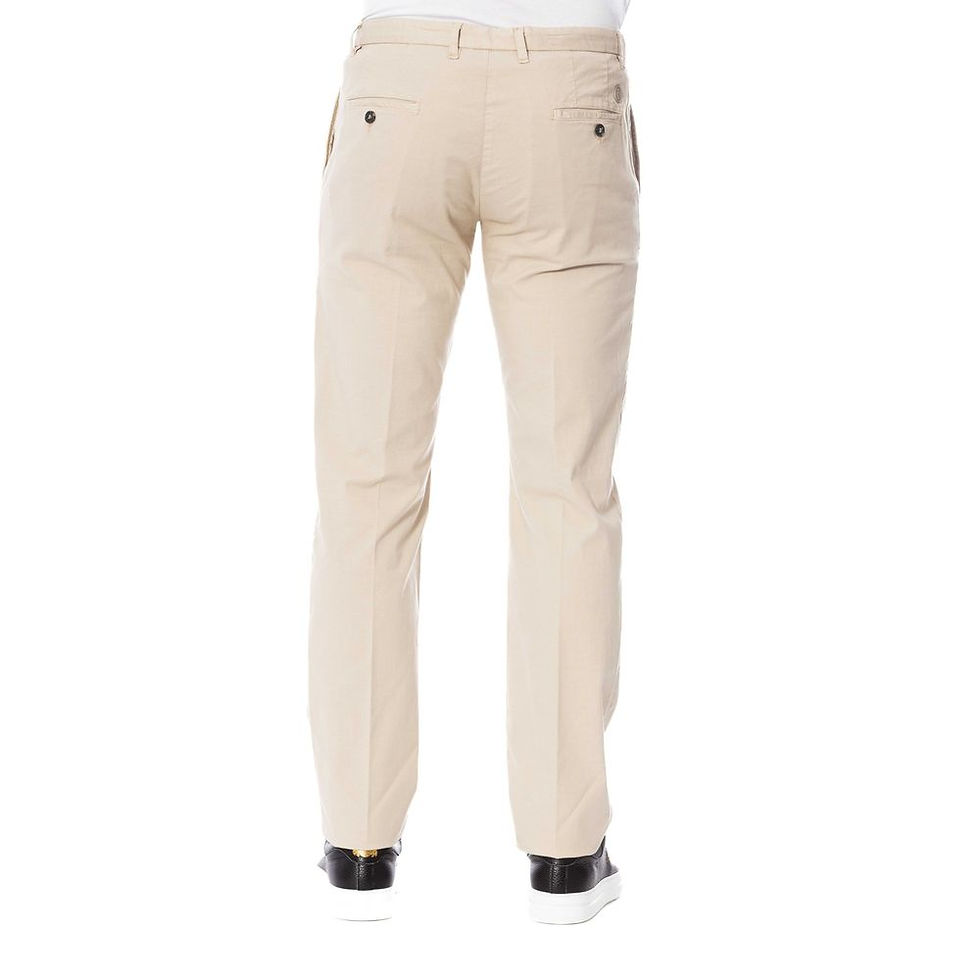 Miniatura: Beige Cotton Men Pants