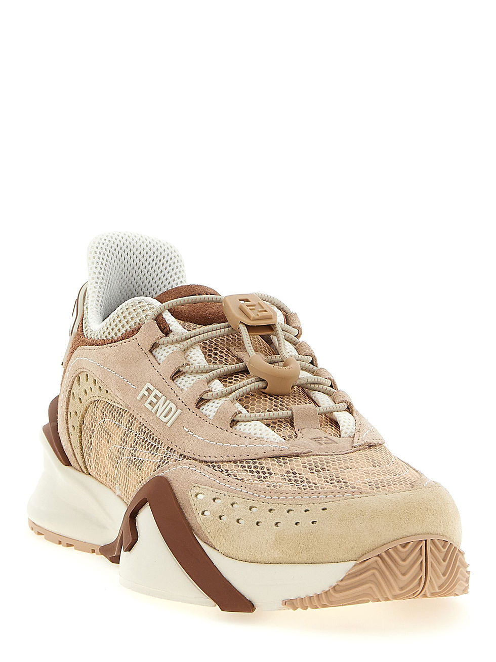 Thumbnail: Fendi Multicolor Polyamide Athletic Sneakers