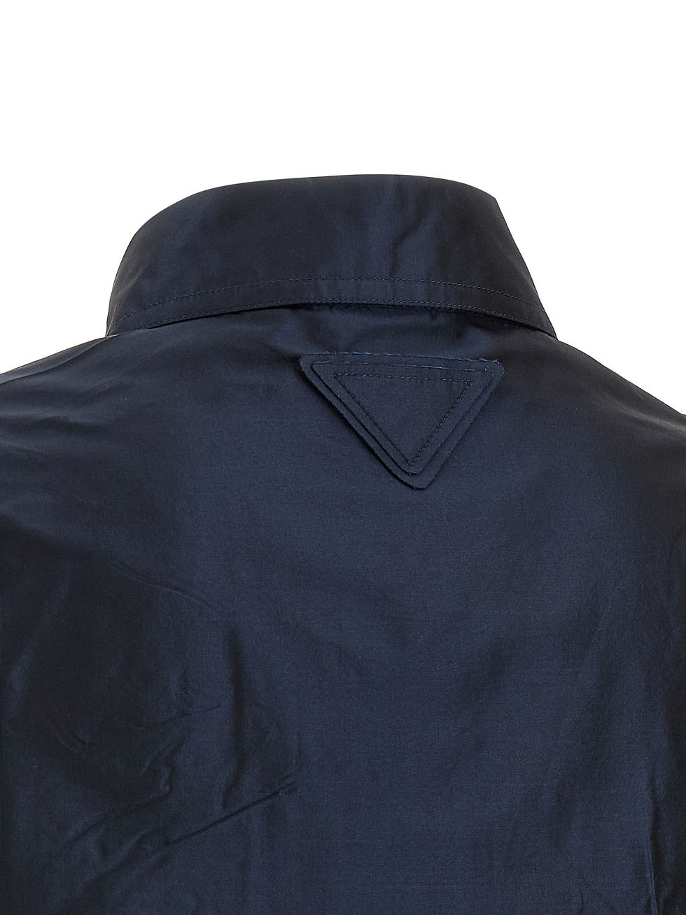 Miniatura: Prada Blue Silk Blouse