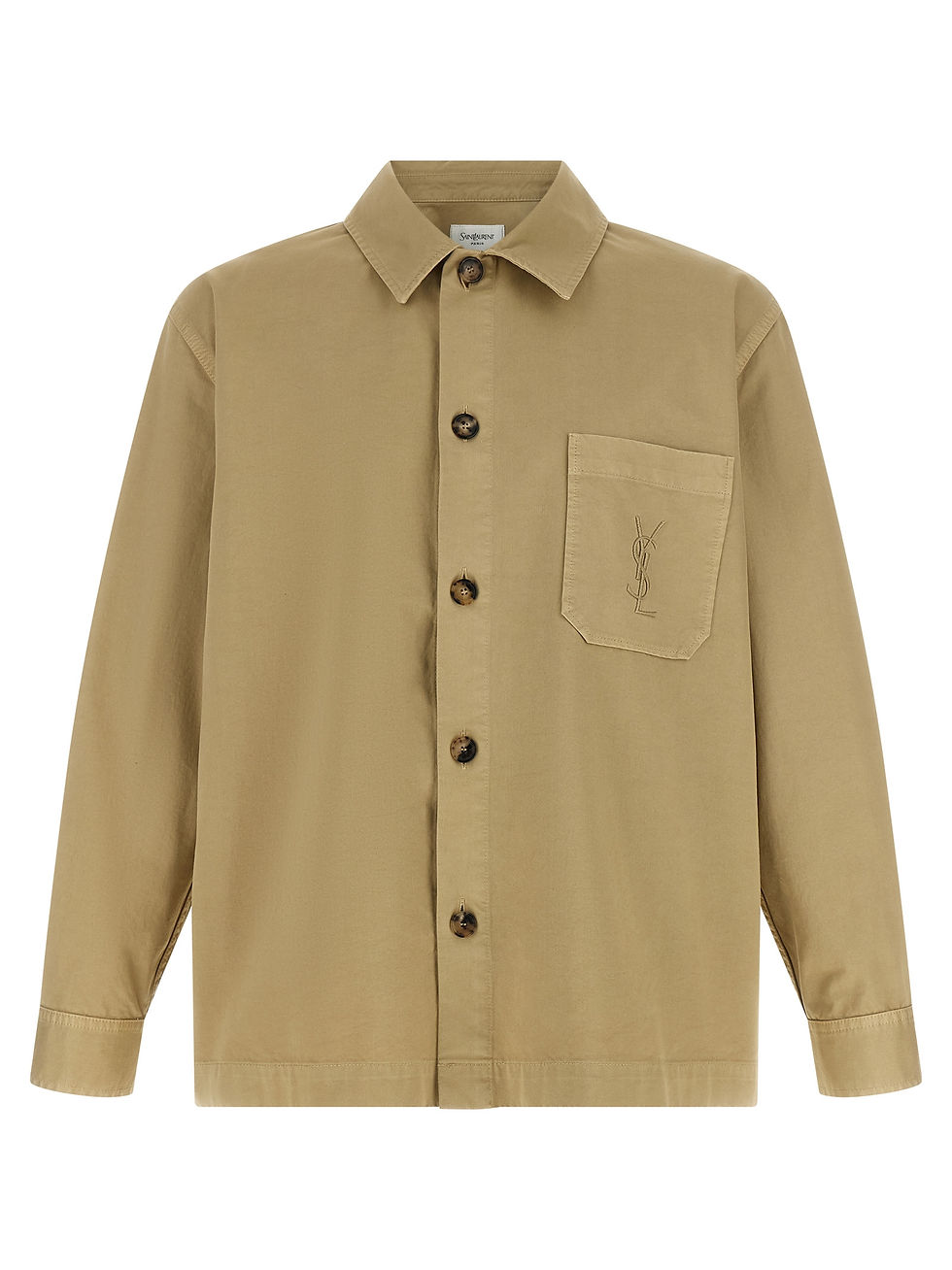 Saint Laurent Beige Cotton Blouse