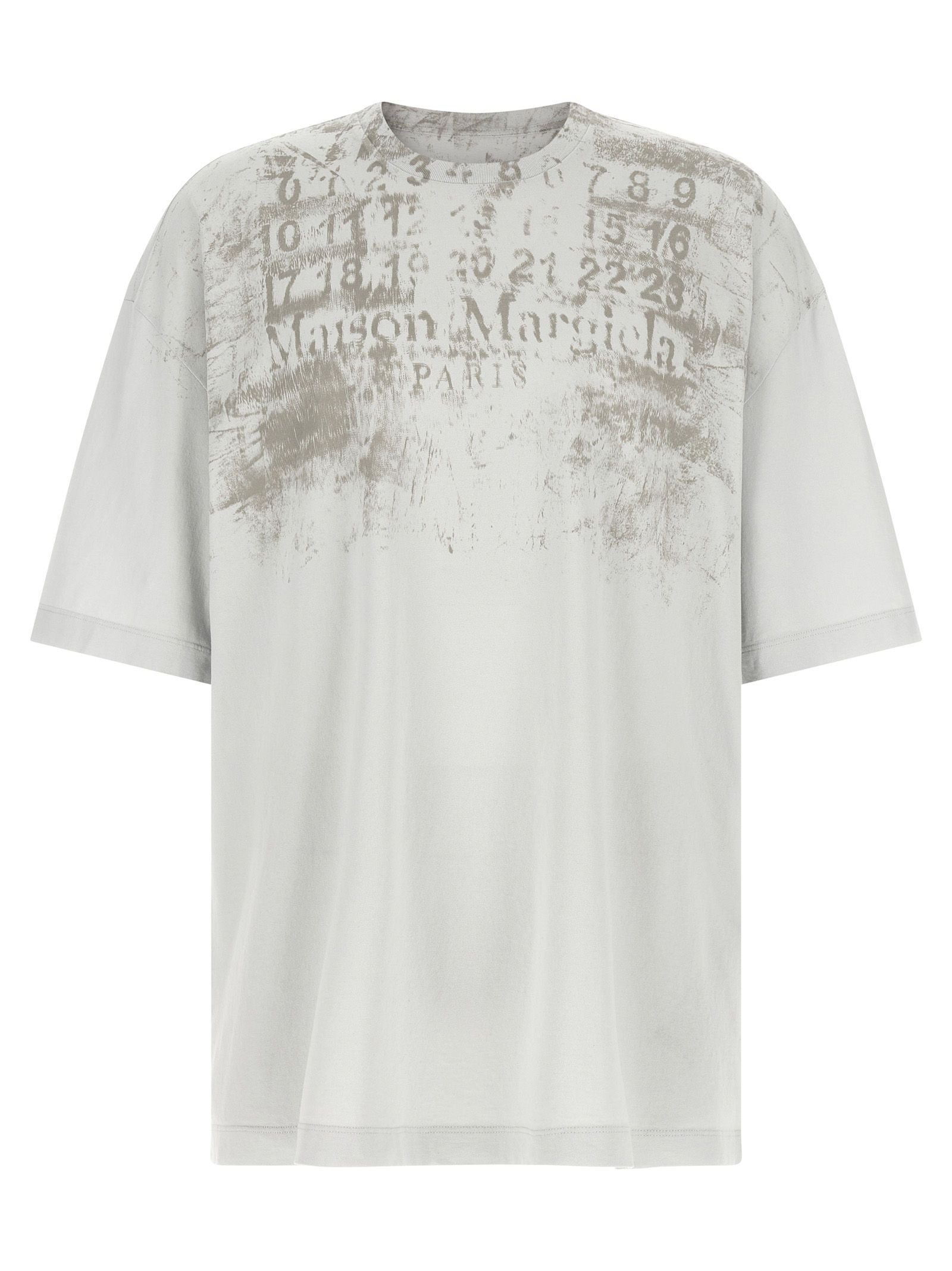 Maison Margiela Gray Cotton T-Shirt