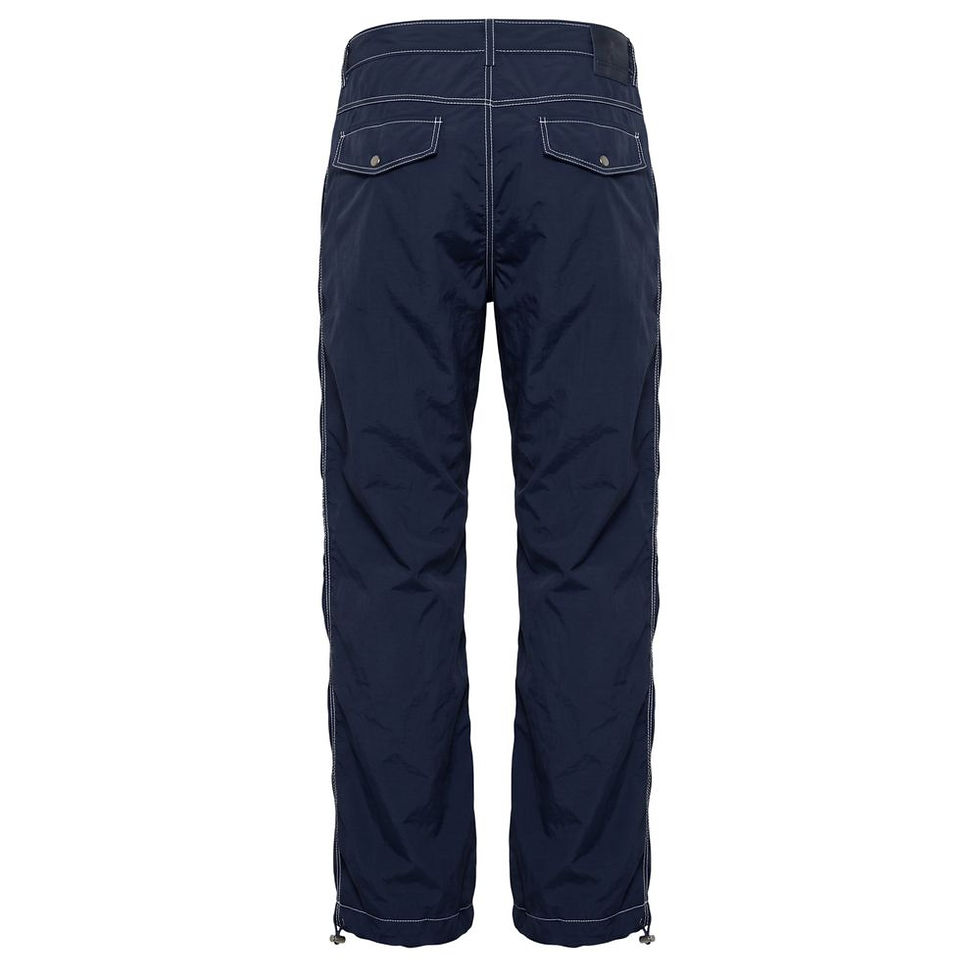 Mr&Mrs Italy Blue Polyamide Men Pants
