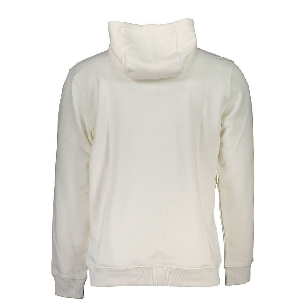 Miniatura: White Cotton Men Sweater