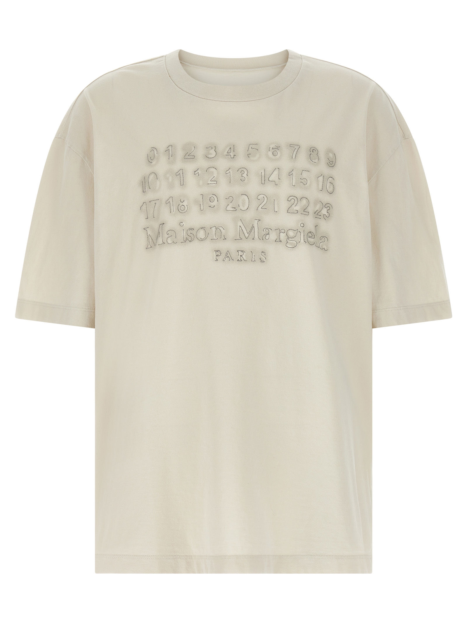 Maison Margiela Beige Cotton T-Shirt