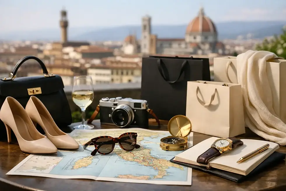 Italian Fashion Travel Planner for Private Finds