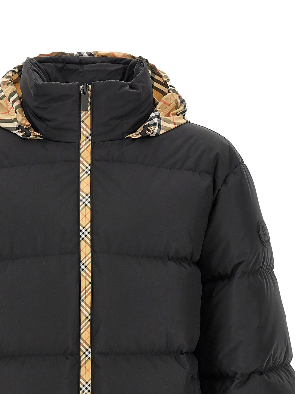 Thumbnail: Burberry Black Polyester Parka